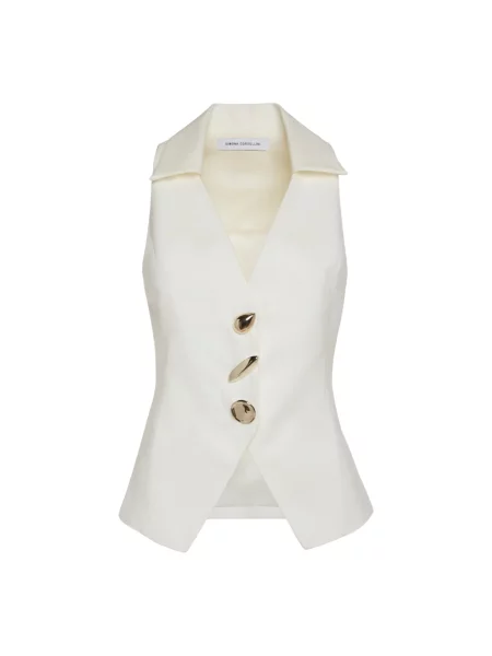 Kamizelka Simona Corsellini beżowa