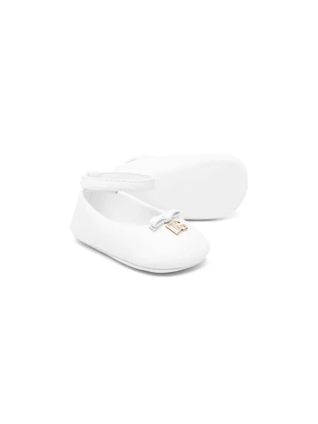 Balerinki dziecięce Dolce And Gabbana białe