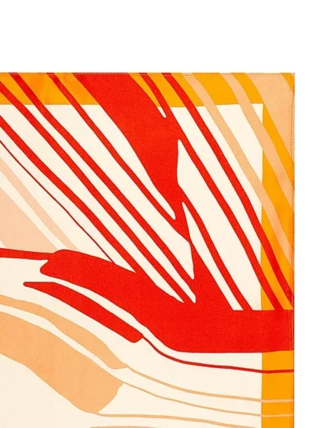 Fular Raquel Diniz cu imprimeu abstract