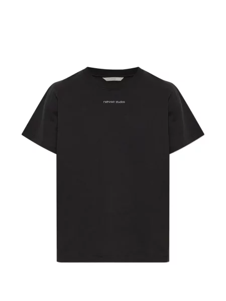 Scurt tricou Rethinkit Studios cu imagine negru