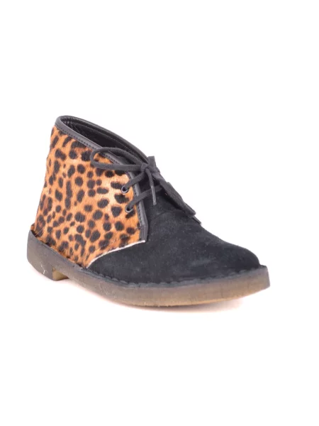 Botki Clarks skórzane czarne