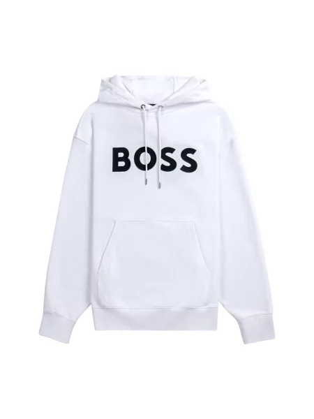 Bluza z kapturem Boss z kapturem biała