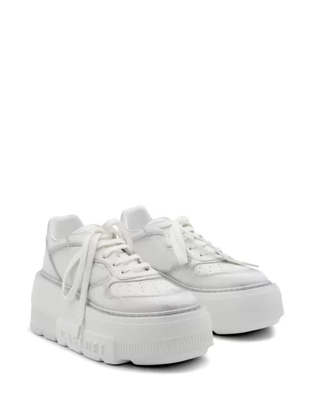 Sneakerși Casadei din piele alb