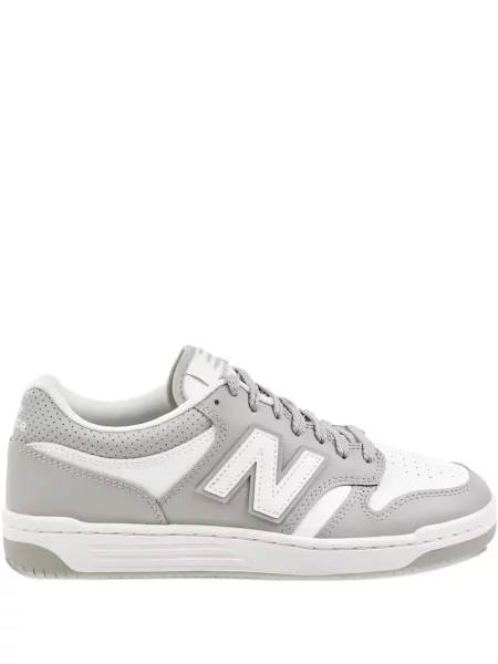 Papuci New Balance din piele de căprioară negru