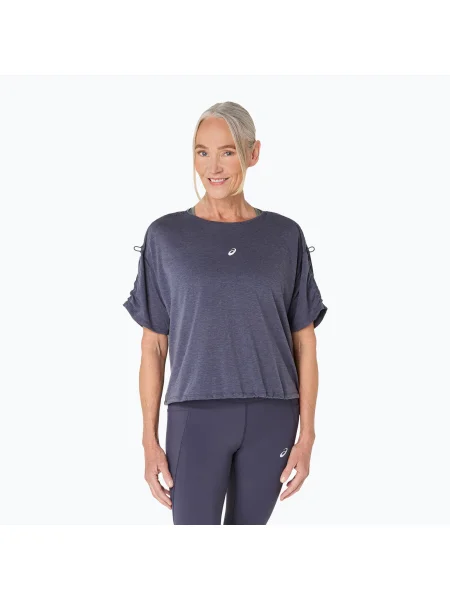 Tricou de alergare pentru femei ASICS Nagino Run Adjustable Top indigo fog