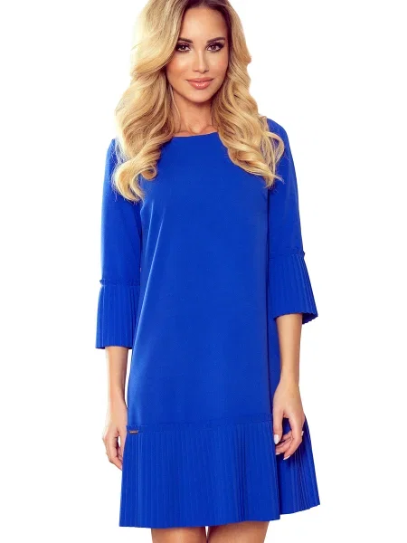 Мини рокля Numoco синьо