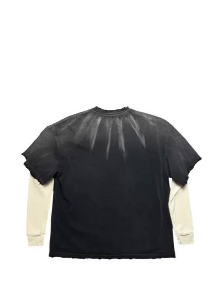 Tricou Satoshi Nakamoto zdrențuiți negru
