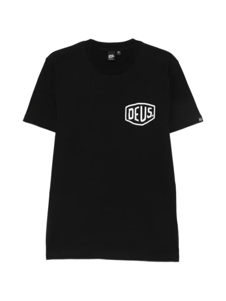 Tricou Deus Ex Machina cu imagine negru