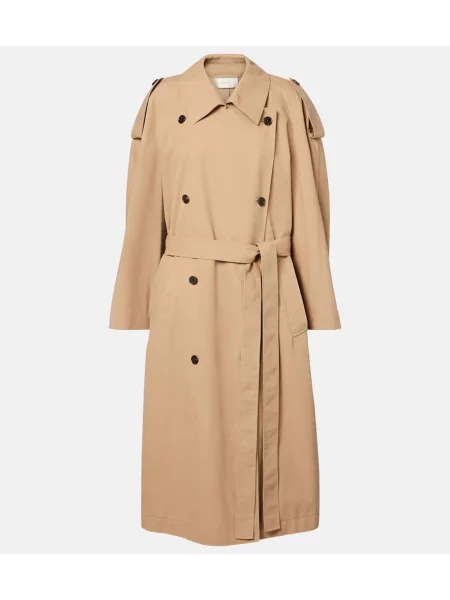 Trencz The Row z kaszmiru beżowy