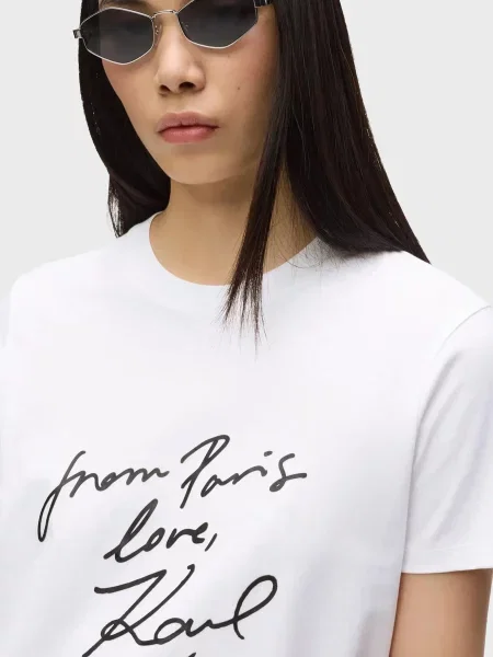 Футболка Karl Lagerfeld біла