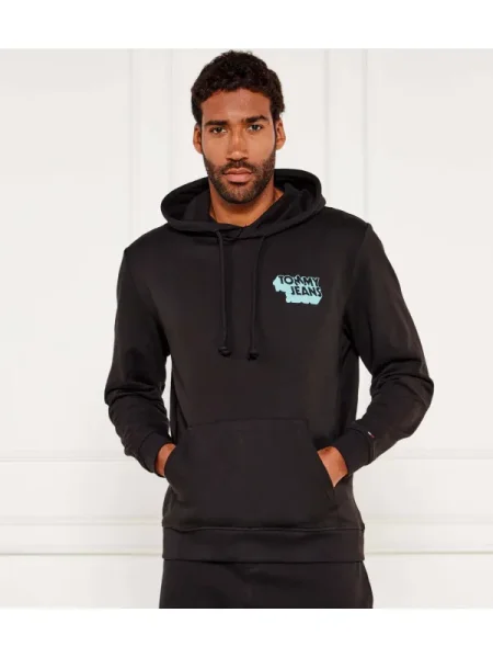 Tommy Jeans Hanorac negru