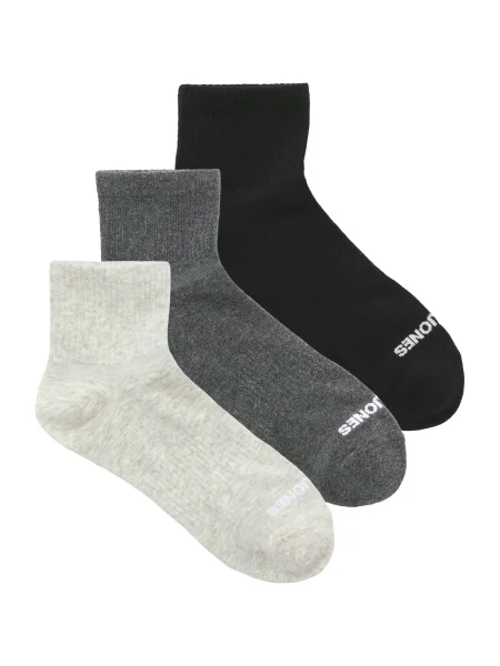 JACK & JONES Șosete JACLUCA gri amestecat / negru / amestacat alb
