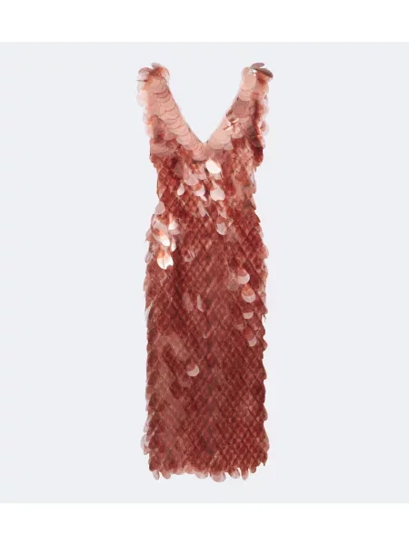 Rochie midi Rabanne roz