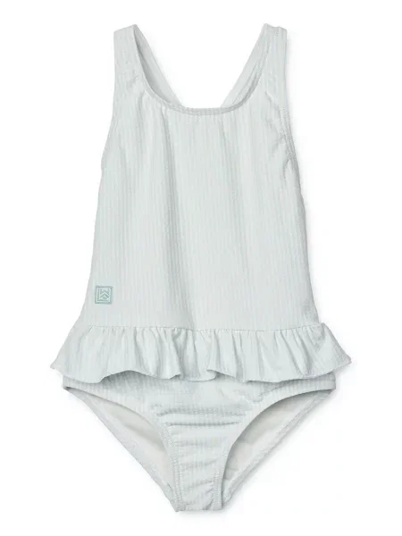 Liewood Jednodílné dětské plavky Amara Stripe Swimsuit modré