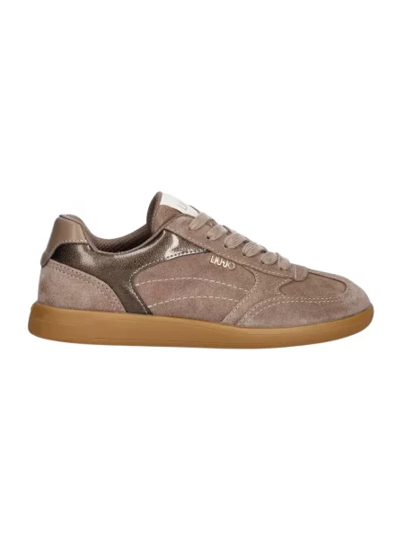Liu Jo CONNOR 01 sneakersy dziecięce zamszowe brązowe