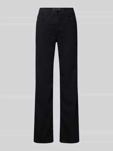 Jeansy o kroju straight fit z 5 model ‘Lara’ Angels czarne