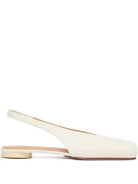 Полуотворени обувки Mm6 Maison Margiela без ток бяло