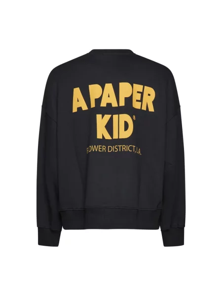 Bluza A Paper Kid z nadrukiem czarna