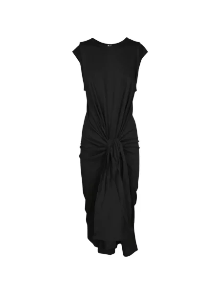 Rochie Toteme din jerseu cu legături negru