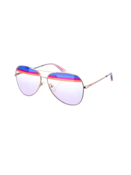 Okulary przeciwsłoneczne Salvatore Ferragamo żółte