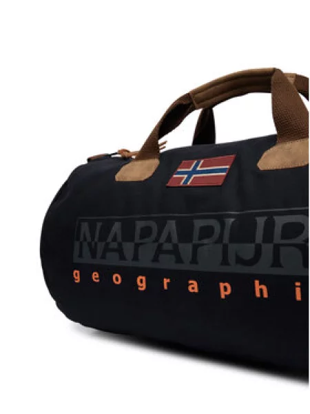 NAPAPIJRI Vikend torba plava / svijetlonarančasta crna
