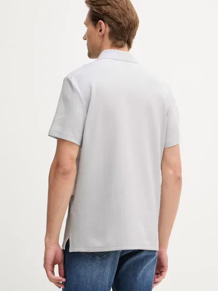 Calvin Klein Jeans polo z bawełną szara