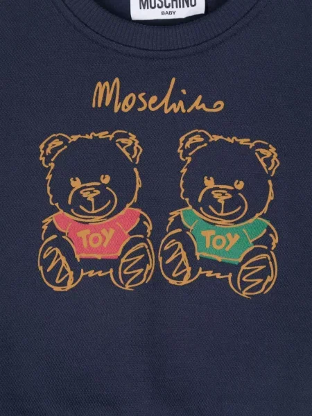 Bluza dziecięca Moschino niebieska