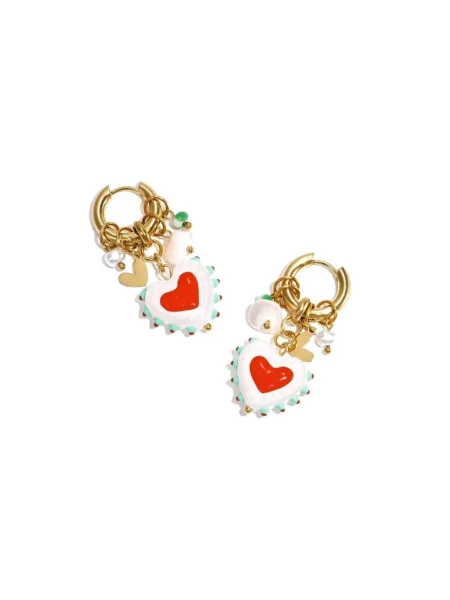 Cala Rose Cercei CORAZON auriu roz