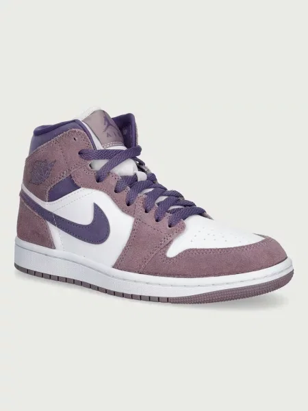 Jordan Air 1 Mid sneakersy dziecięce fioletowe