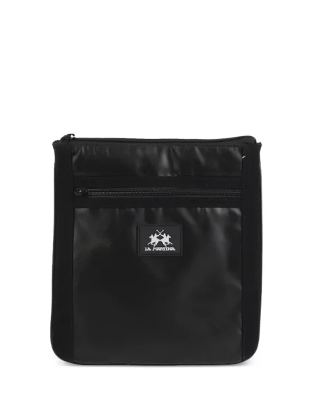 Geantă crossbody La Martina cu autograf negru