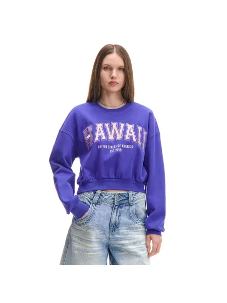 Свитшот Cropp синий