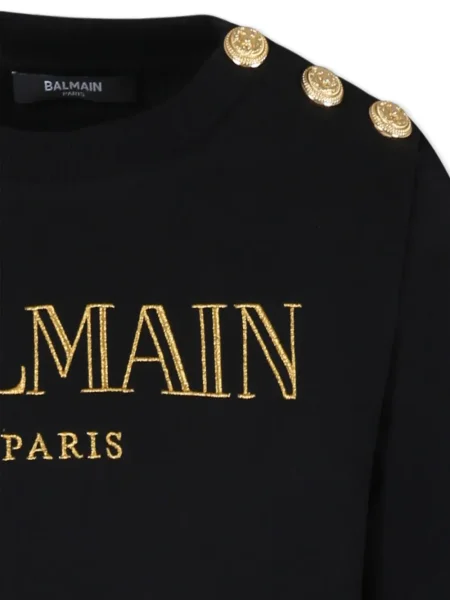 Bluza dziecięca Balmain czarna