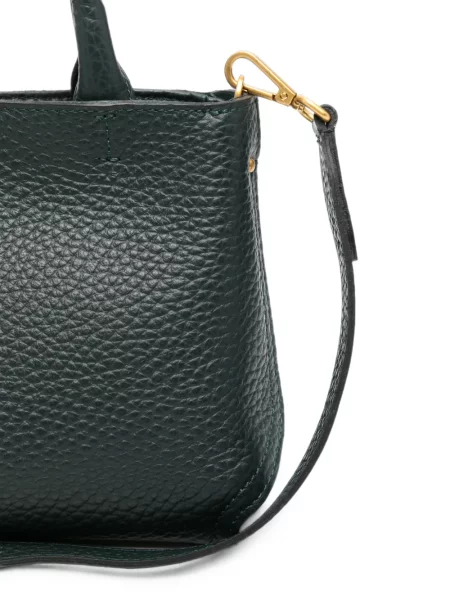 Geantă shopper Gianni Chiarini din piele verde