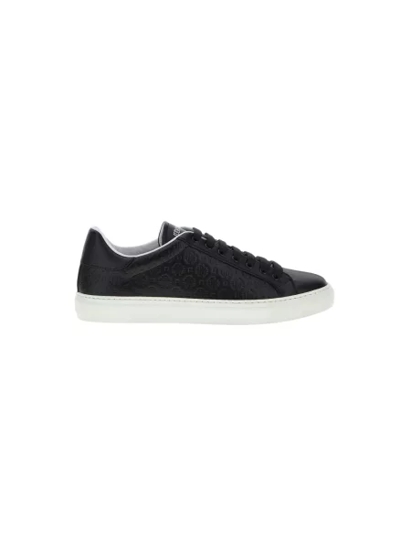 Sneakersy Roberto Cavalli skórzane czarne
