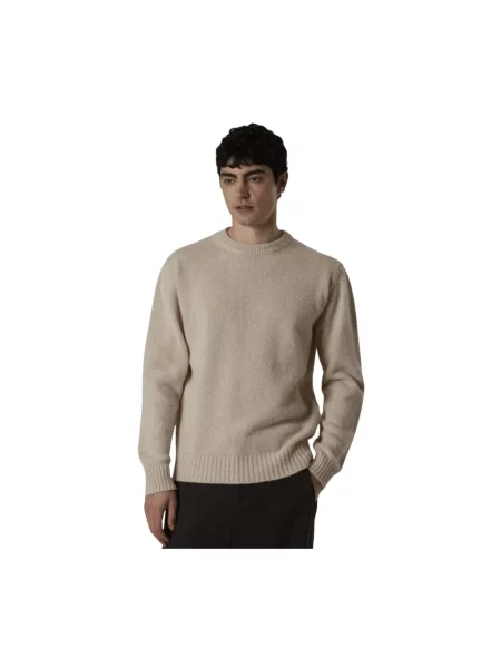 Dzianinowy sweter Daniele Fiesoli beżowy