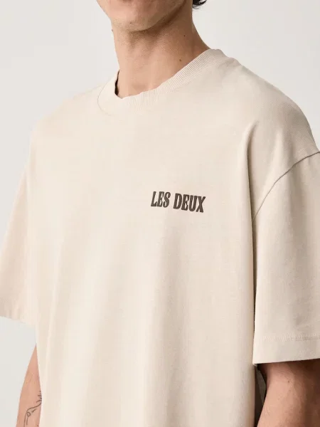 Les Deux T-shirt beżowa