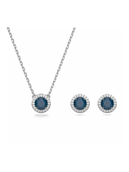 Naszyjnik Swarovski niebieski
