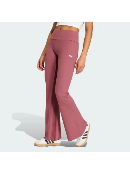 Adidas Legginsy Essentials ciemny Flared Leg różowy