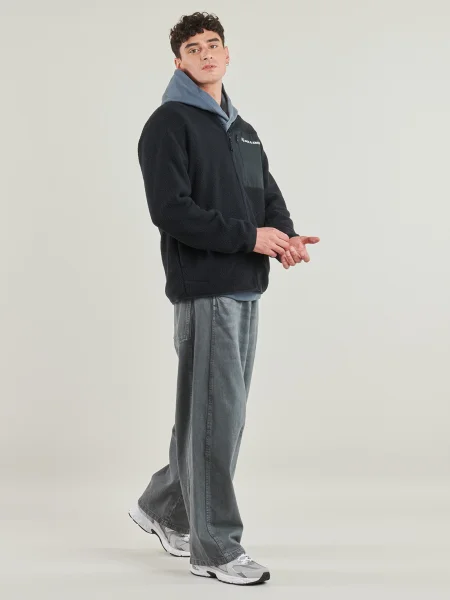 Teddy mikina Jack & Jones čierna