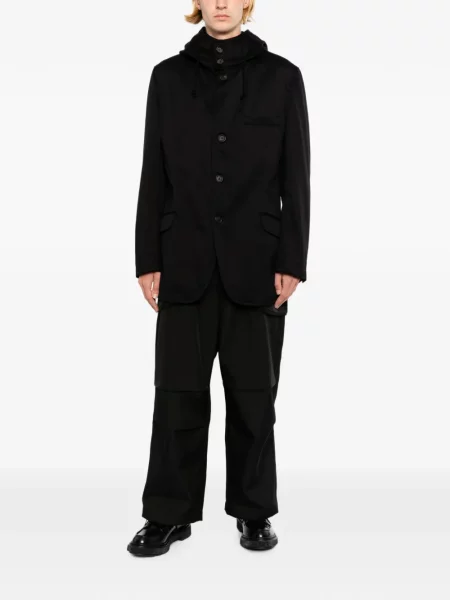 Παντελόνι chino Yohji Yamamoto μαύρο