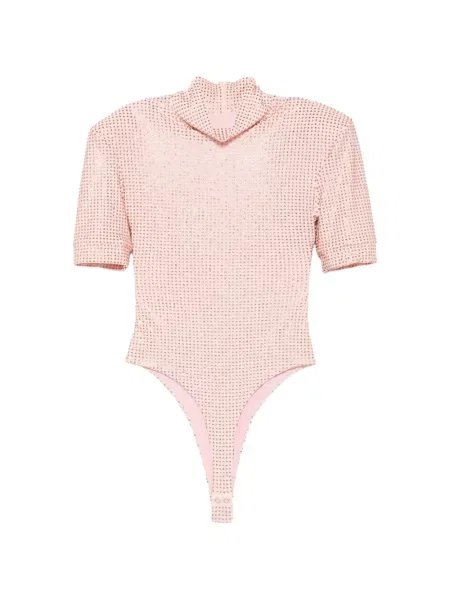 Stras scurt body Mitiliane Couture roz