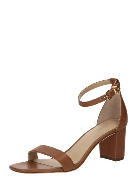 Lauren Ralph Lauren sandale de piele Logan maro