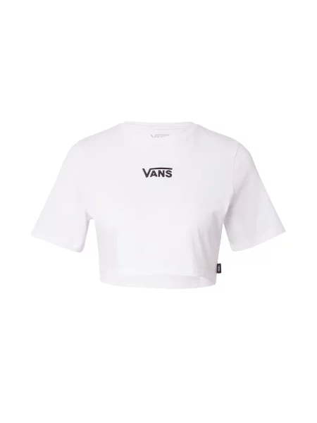 Vans Majica Flying V Crew Crop Ii Regular Fit bela
