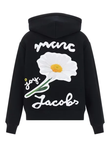 Hanorac cu glugă Marc Jacobs cu imagine negru