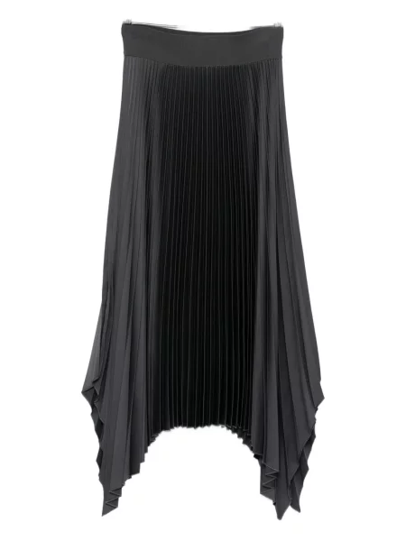 Spódnica plisowana Joseph asymetryczna do kolan szara