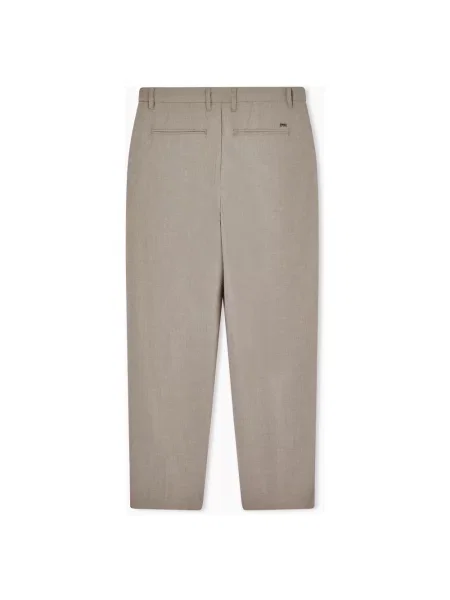 Spodnie Emporio Armani beżowe