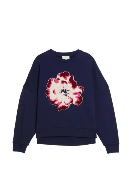 Hanorac Ted Baker cu model floral albastru