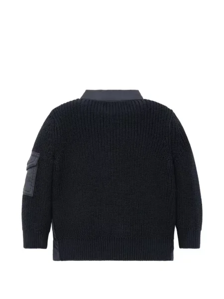 Kardigan dziecięcy Moncler Enfant niebieski