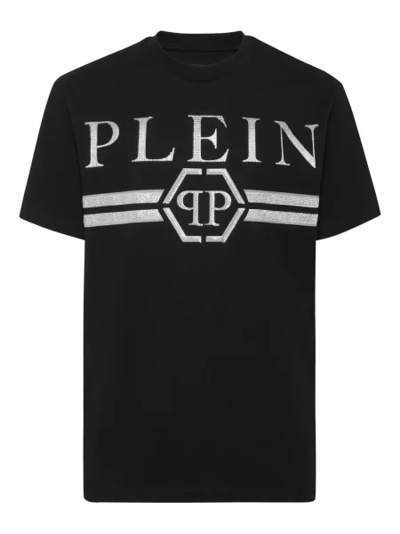 Tricou Philipp Plein cu imagine negru