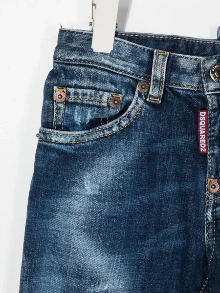 Dětské džíny Dsquared2 modré